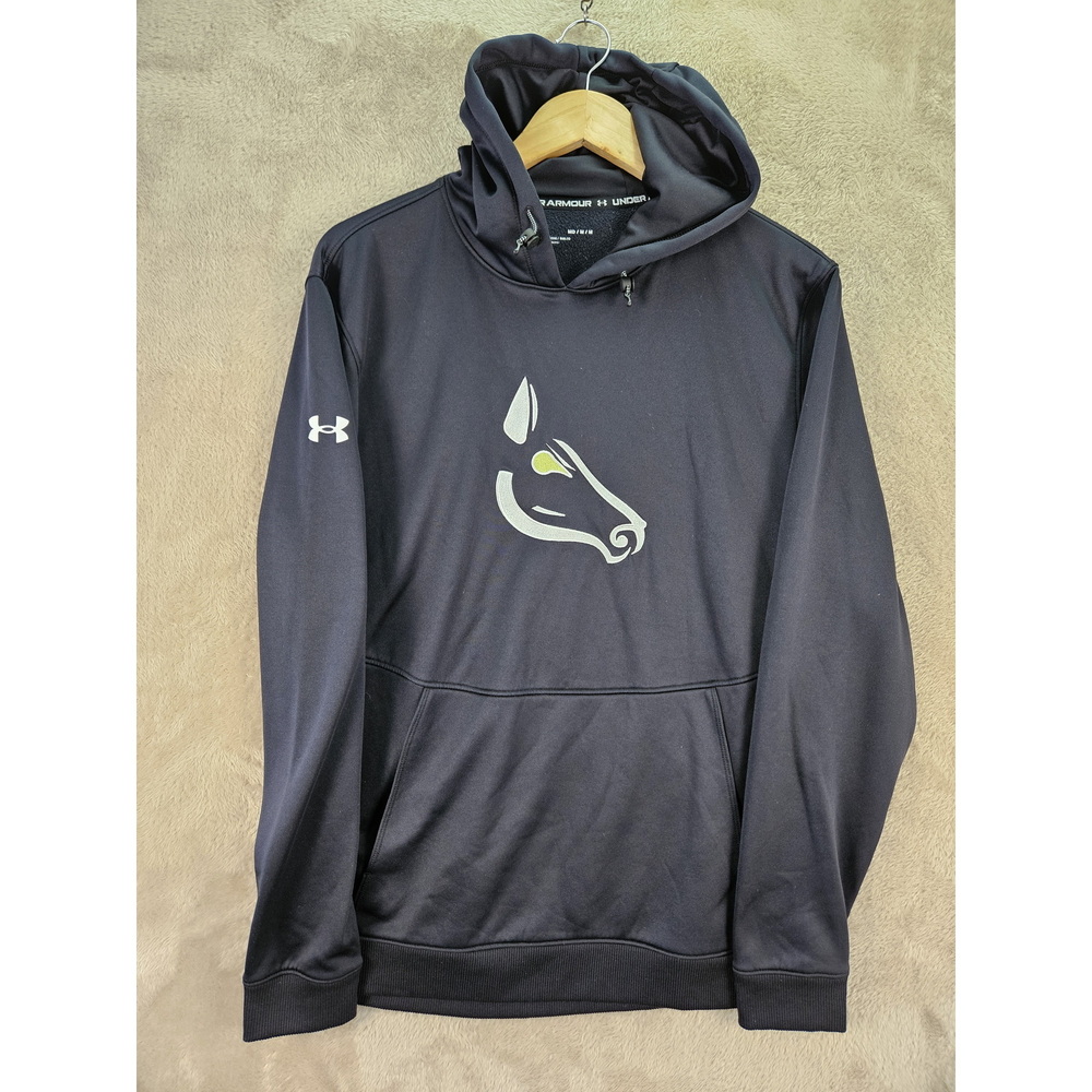 Under Armour Loose-fit Graphic Pullover Hoodie Sweatshirt Horse Head Logo